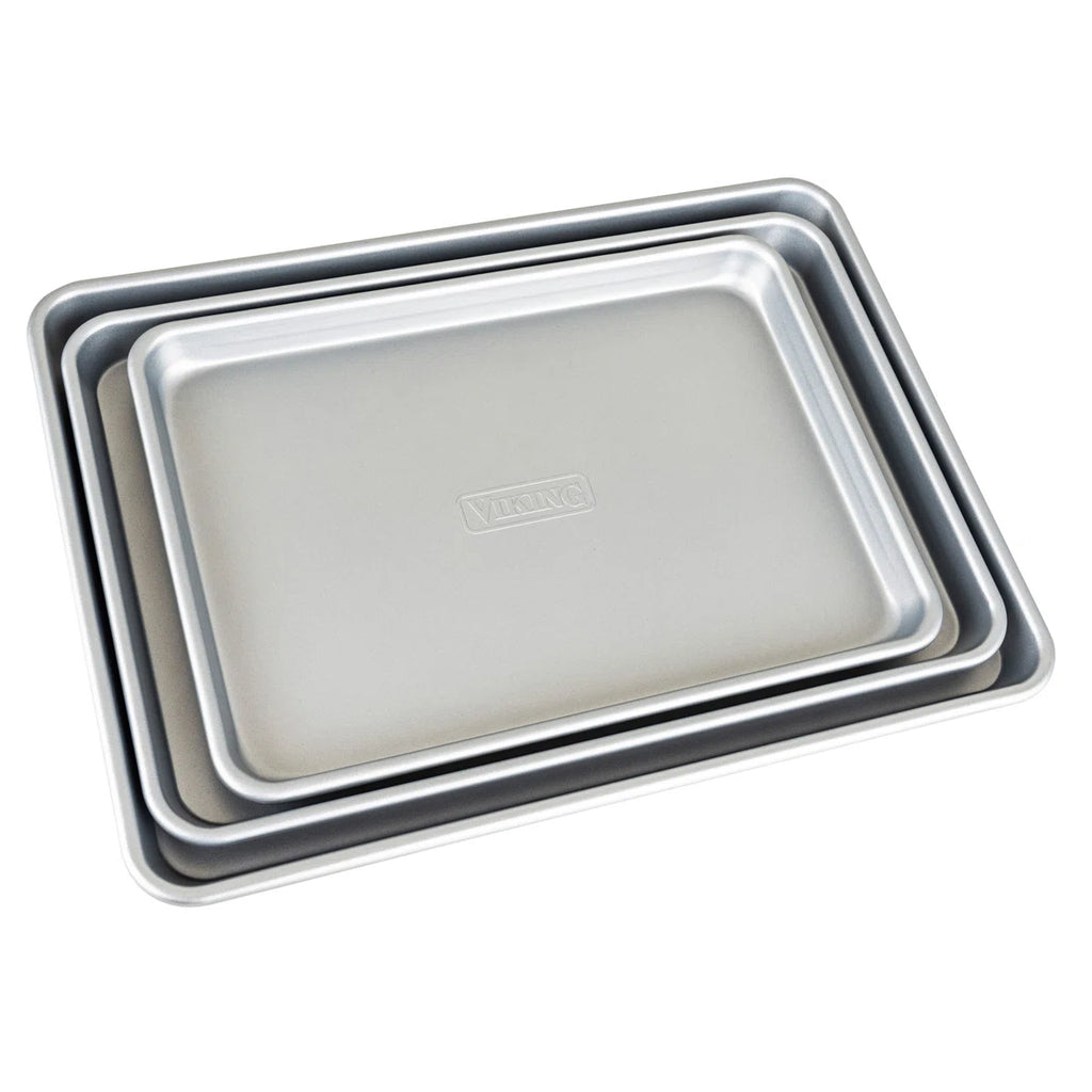 3 Piece Nonstick Aluminized Steel Baking Sheet Set