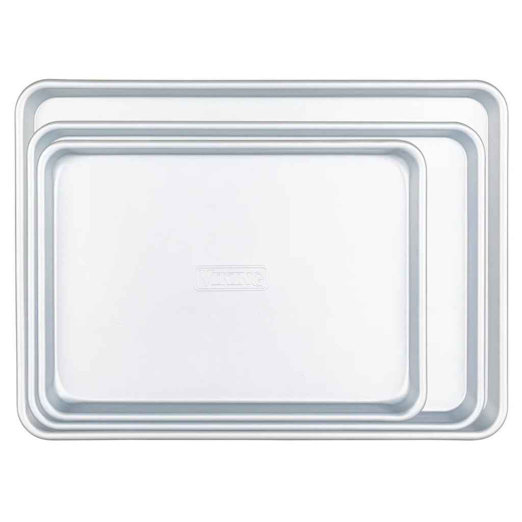 3 Piece Nonstick Aluminized Steel Baking Sheet Set