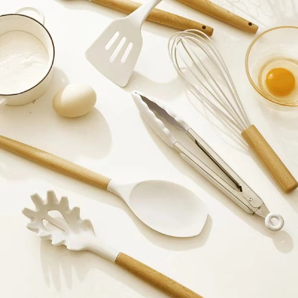 44 Piece Cooking Utensil Set with Utensil Crock