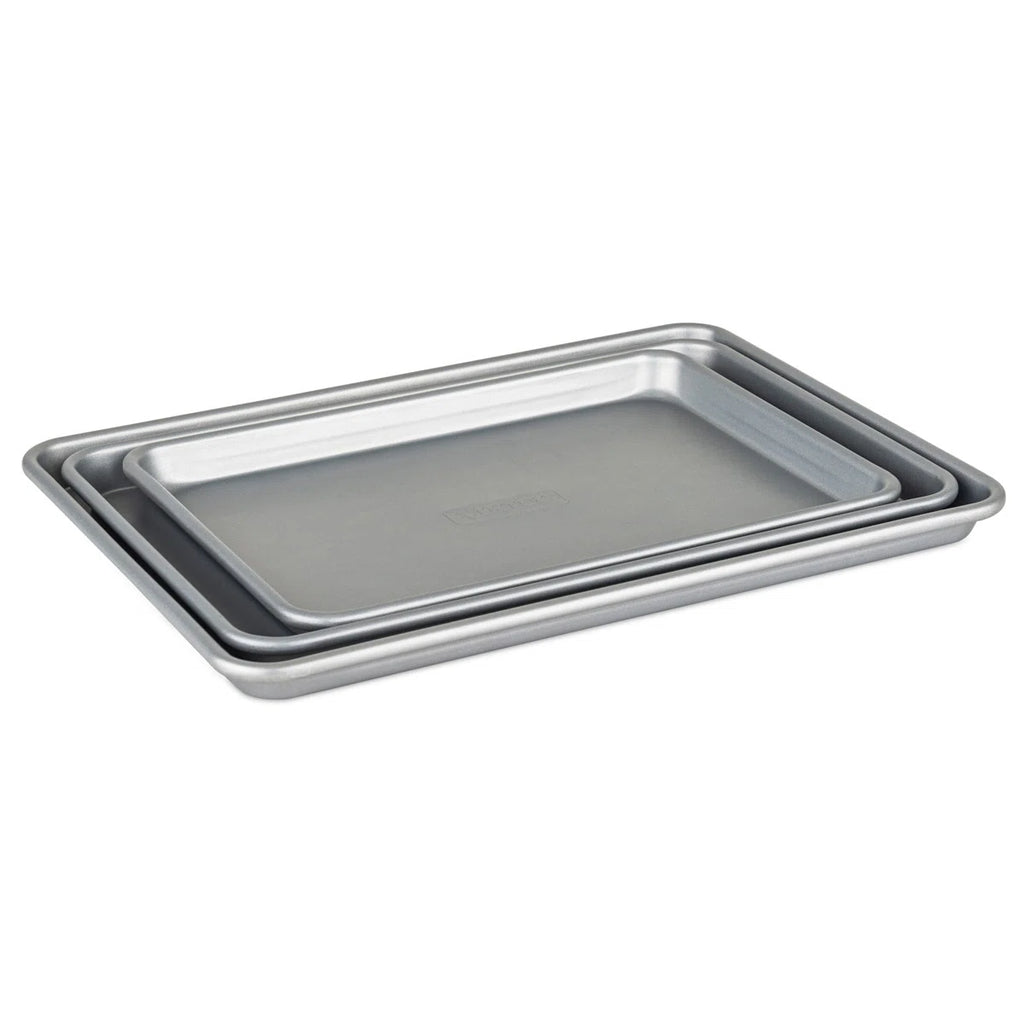 3 Piece Nonstick Aluminized Steel Baking Sheet Set